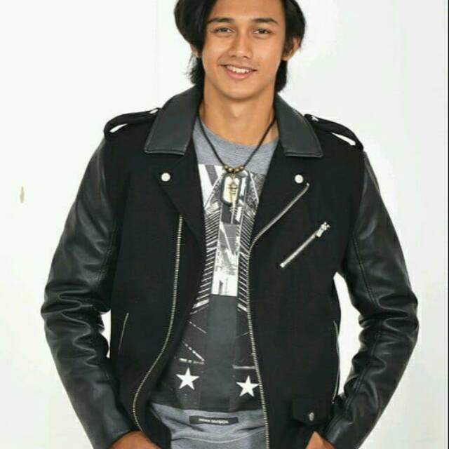 Jacket Ramones kombinasi