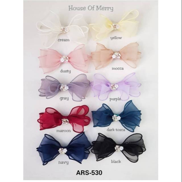 

APLIKASI PITA ORGANDI, ARS-530 (belum termasuk jepit)