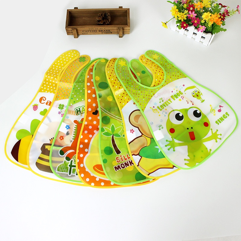 Celemek bayi/Land Slabber bayi Eva/baby bibs/ Celemek EVA Bayi/Celemek makan bayi  L4