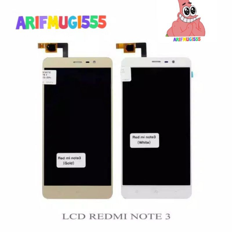 LCD+TOUCHSCREEN LAYAR SENTUH XIAOMI REDMI NOTE 3 FULLSET