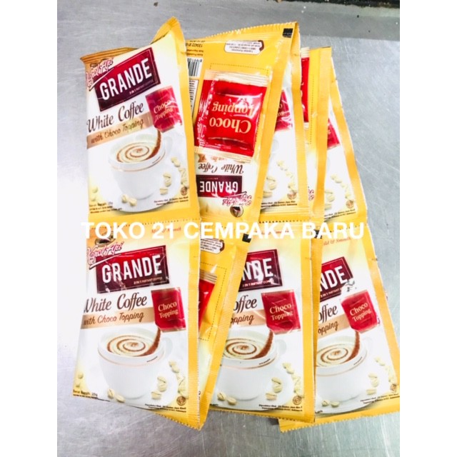 Jual Kapal Api Grande Rasa White Coffee Renceng Isi Sachet Kopi Kapal Api Murah Promo