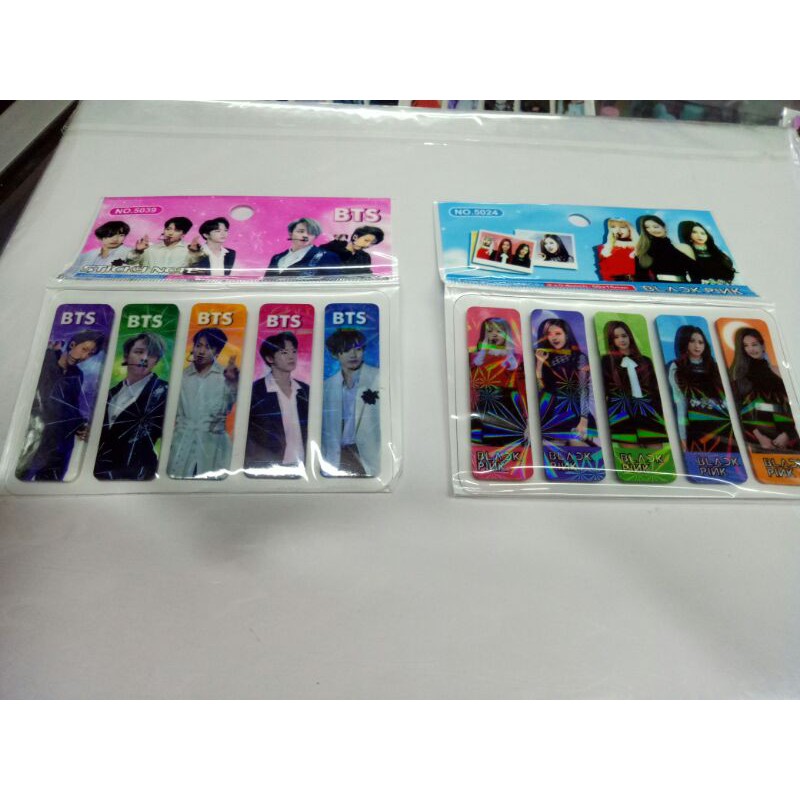 

pembatas plastic bts dan blackpink