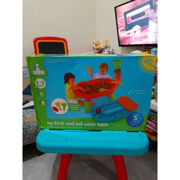 BARU ELC Sand and Water Play Table Meja Main Pasir Anak Sensory BUKAN Preloved