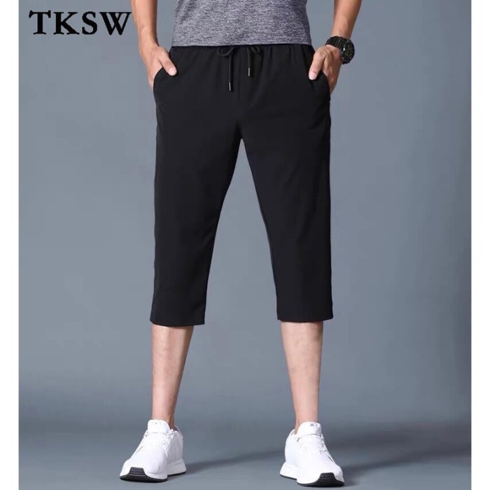 Celana Olahraga CELANA 7/8 TRAINING PRIA BIG SIZE M~5XL LONG TRAINING PANTS ORIGINAL - TP 7/8 - POLO