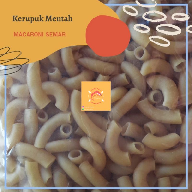 

[ 500 gr ] KERUPUK MACARONI SEMAR / MAKARONI MENTAH BAHAN SEBLAK / KRUPUK MACARONI