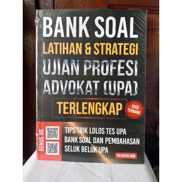 Jual BANK SOAL LATIHAN & STRATEGI UJIAN PROFESI ADVOKAT TERLENGKAP Oleh ...