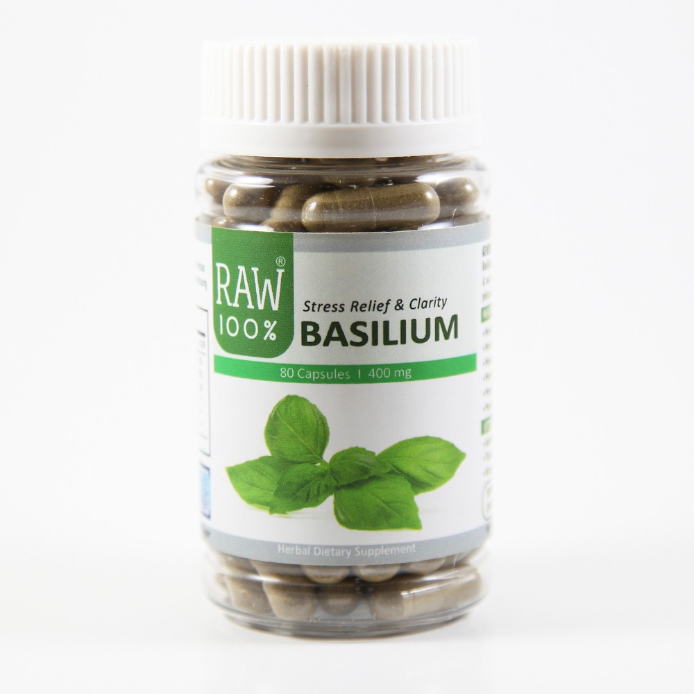 Obat Herbal RAW 100 - Basilium Stres, Kejernihan, Calm, Darah Tinggi, Bipolar - Obat Herbal Jamu