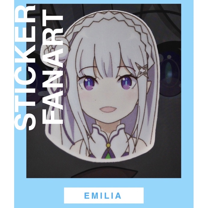 

Sticker EMILIA rezero fanart