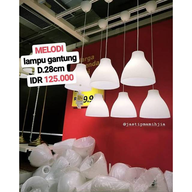 MELODI LAMPU  GANTUNG  IKEA  SCANDINAVIAN MINIMALIS MURAH 