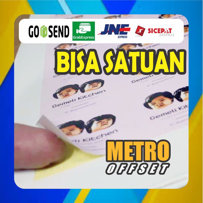 

CETAK STIKER LABEL KEMASAN PRODUK CROMO + CUTTING A3+ (BISA SATUAN)