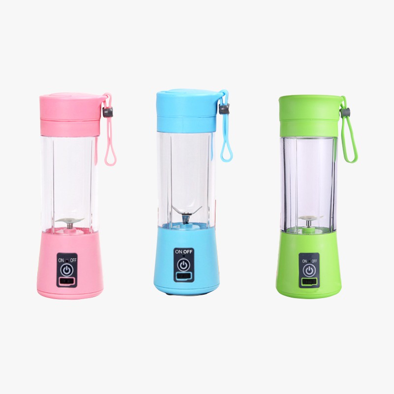 PORTABLE JUICER BLENDER ( 4 mata pisau ) - BLENDER CHARGE JUICE SERBAGUNA