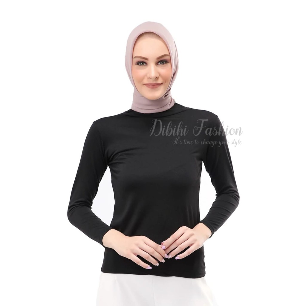 Manset Wanita | Manset Turtle Neck | Inner Kaos Wanita Lengan Panjang