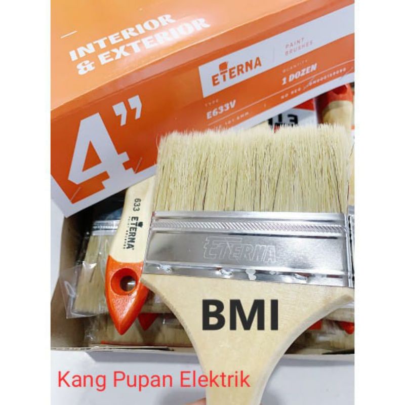 Kuas Cat Tembok Merk Eterna Ukuran 4"