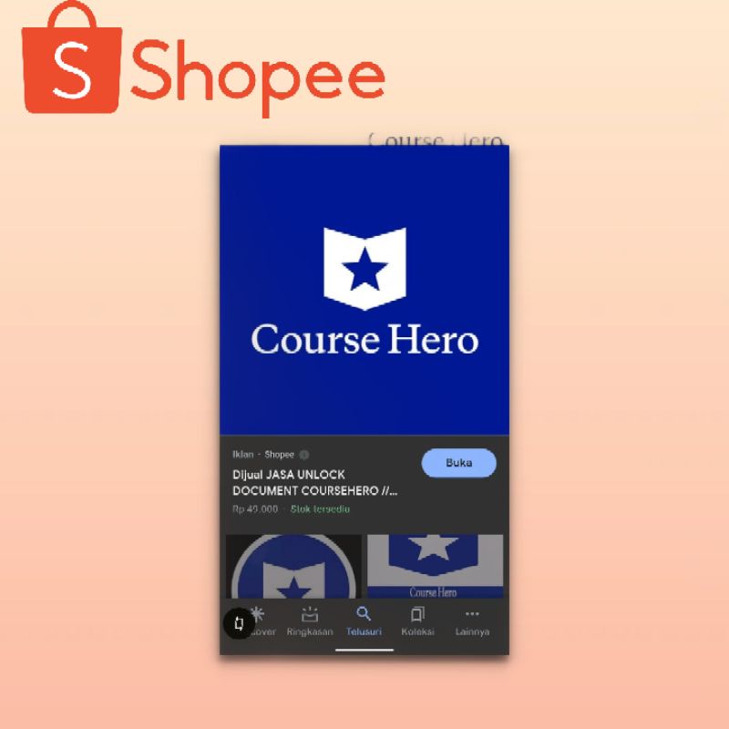 unlock Course Hero / link