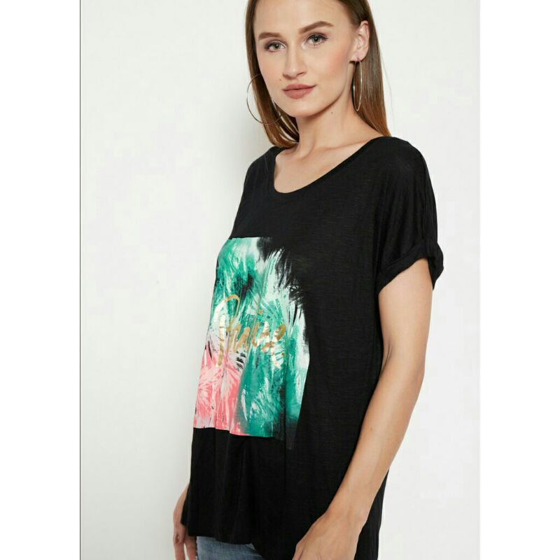 Kaos Wanita Lengan Pendek Branded Old Navy HnM APT 9