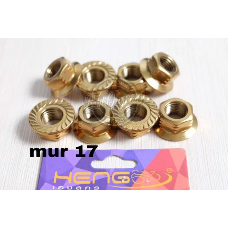 mur probolt model garis gold m12 atau mur 17 original heng thailand