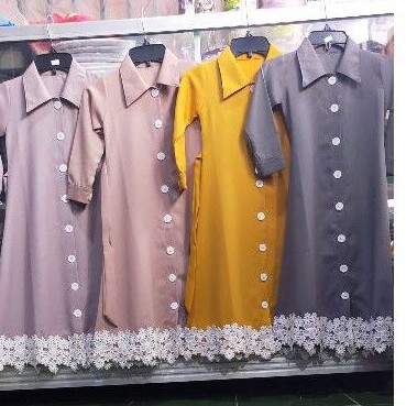 gamis anak/gamis impor/gamis renda impor