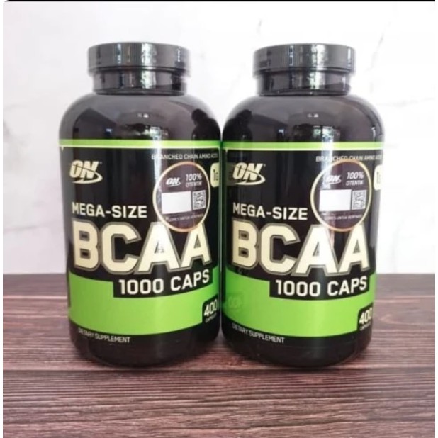 ON OPTIMUM NUTRITION BCAA 1000 MG 400 CAPSULES KAPSUL BKN BUBUK 1000mg PRE POST WORKOUT WHEY PROTEIN
