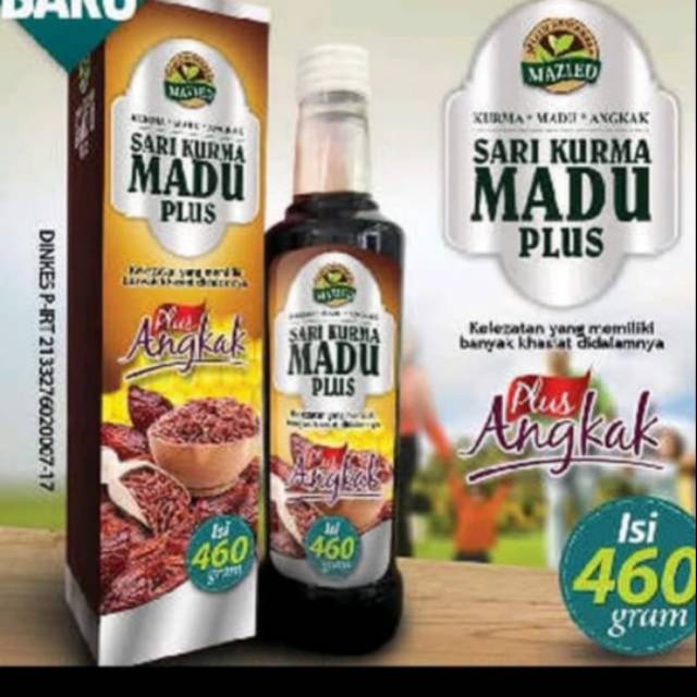 

sari kurma madu plus angkak 460gr