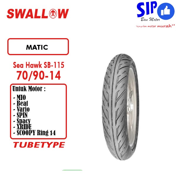 Ban swallow Sea Hawk SB-115 Tubetype 70/90 Ring 14