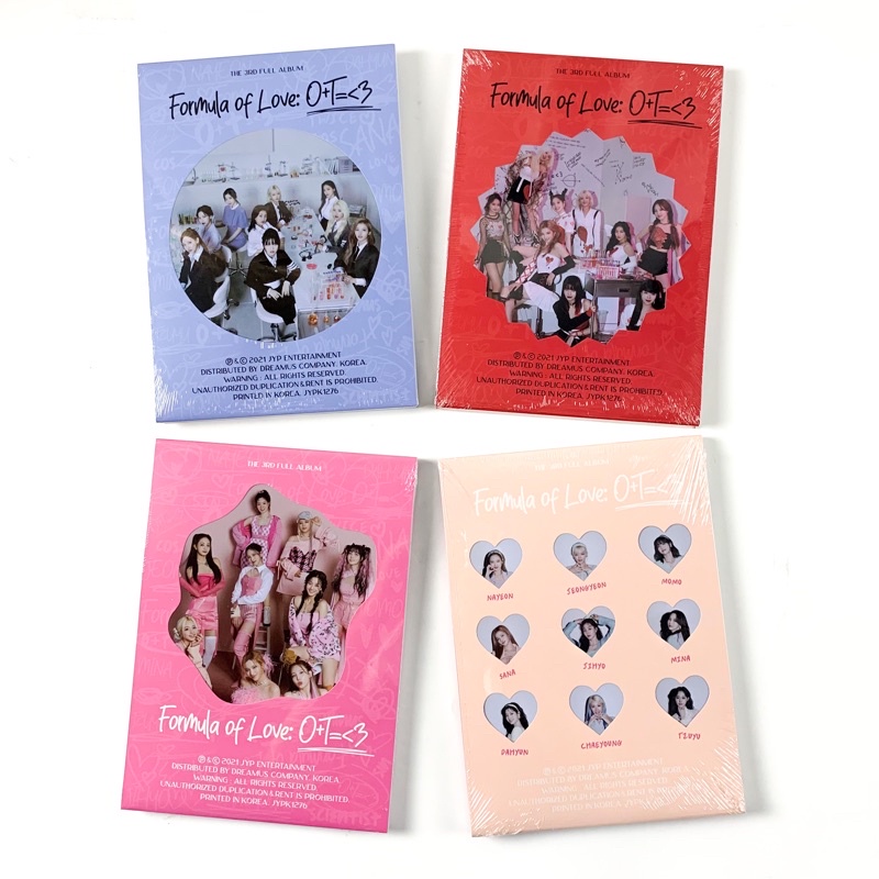 Jual TWICE The 3rd Full Album - Formula Of Love: O+T=