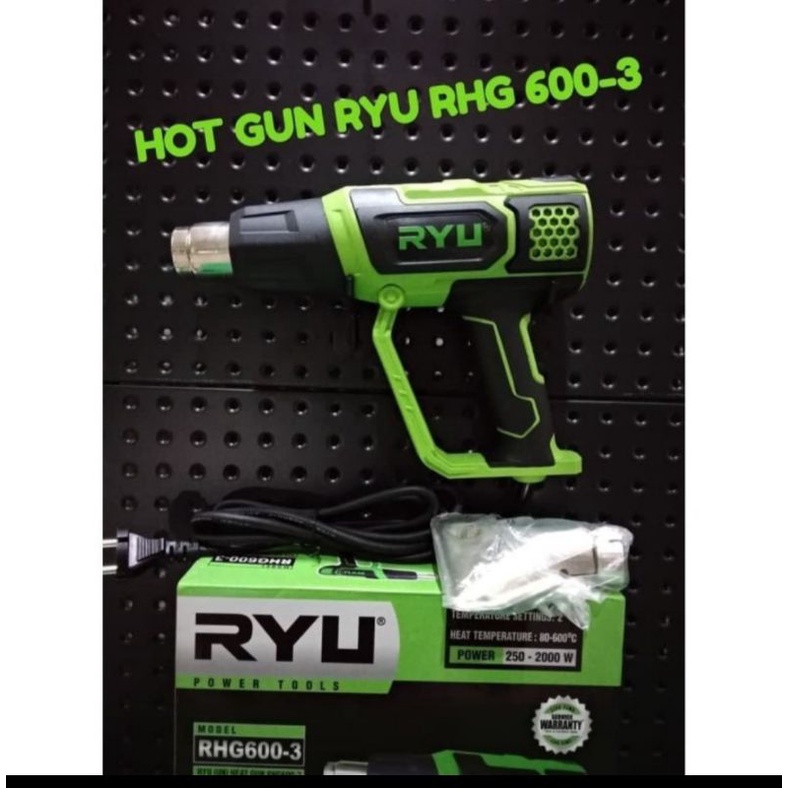 RYU MESIN HEAT GUN HOT GUN RHG 600-3 MESIN PEMANAS