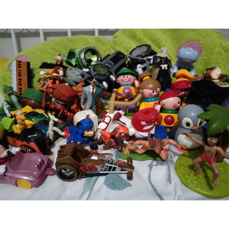 lot19 buy 3 free1mcd action figure hasbro Disney mainan anak tolo jam ben10 ORI hasbro dll murah