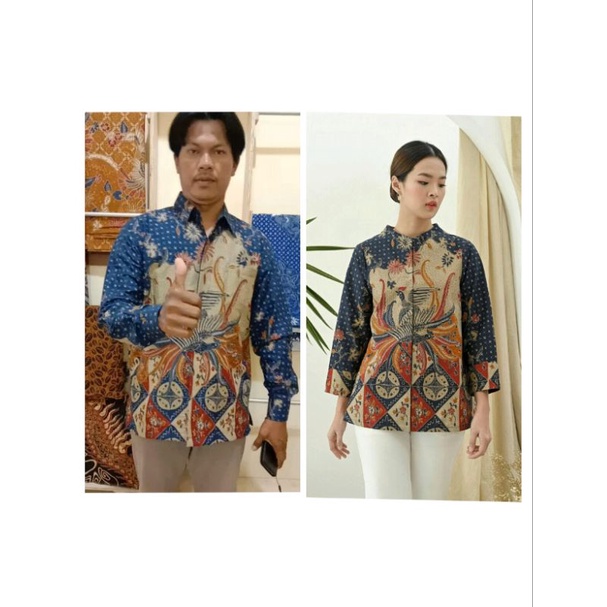 Setya seragam sarimbit kantor batik kemeja batik pasangan batik bigsize