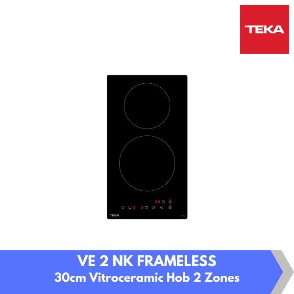 Vitro ceramic Hob Teka VE 2 NK Frameles Free Ongkir Area Jabodetabek