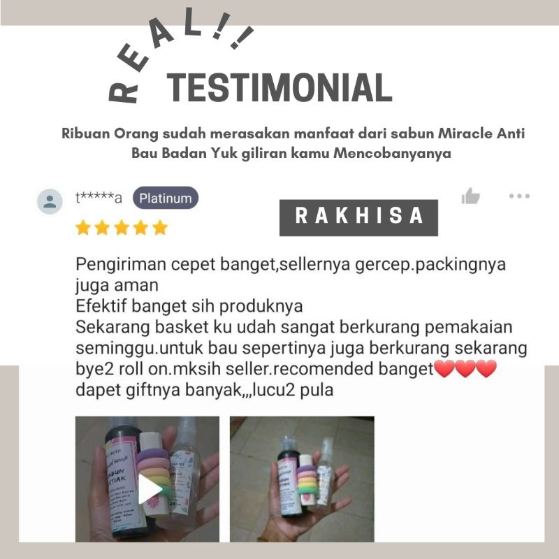 pemutih ketiak SABUN MIRACLE ATASI KETIAK HITAM / BAU BADAN / KETIAK BASAH / NO PAD /NO BURKET / KETIAK PUTIH