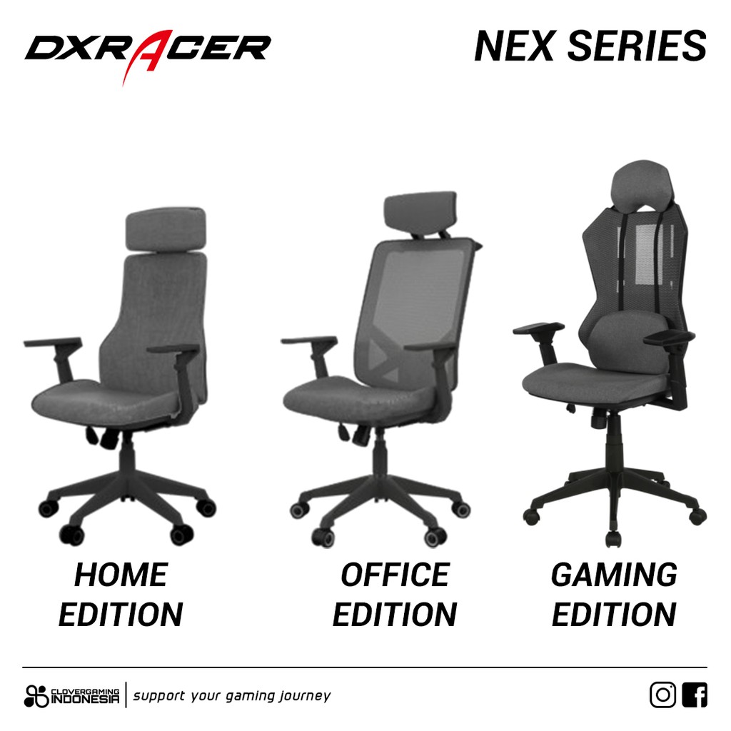 Dxracer Nex Series Gaming Chair Shopee Indonesia