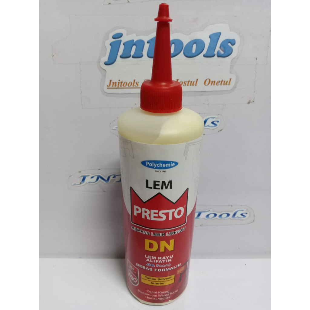 

LEM PRESTO DN 600 Gr - LEM KAYU 17297 - LEM VENEER - LEM HPL - LEM KERTAS - LEM KERAMIK