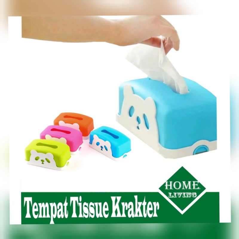 tempat tisue karakter-kotak tissu plastik