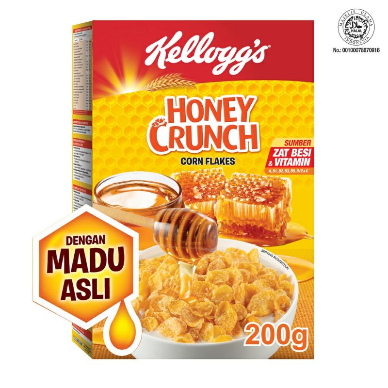 

Kelloggs Honey Crunch 200 gr - Kellogg's Honey Crunch 200 gr
