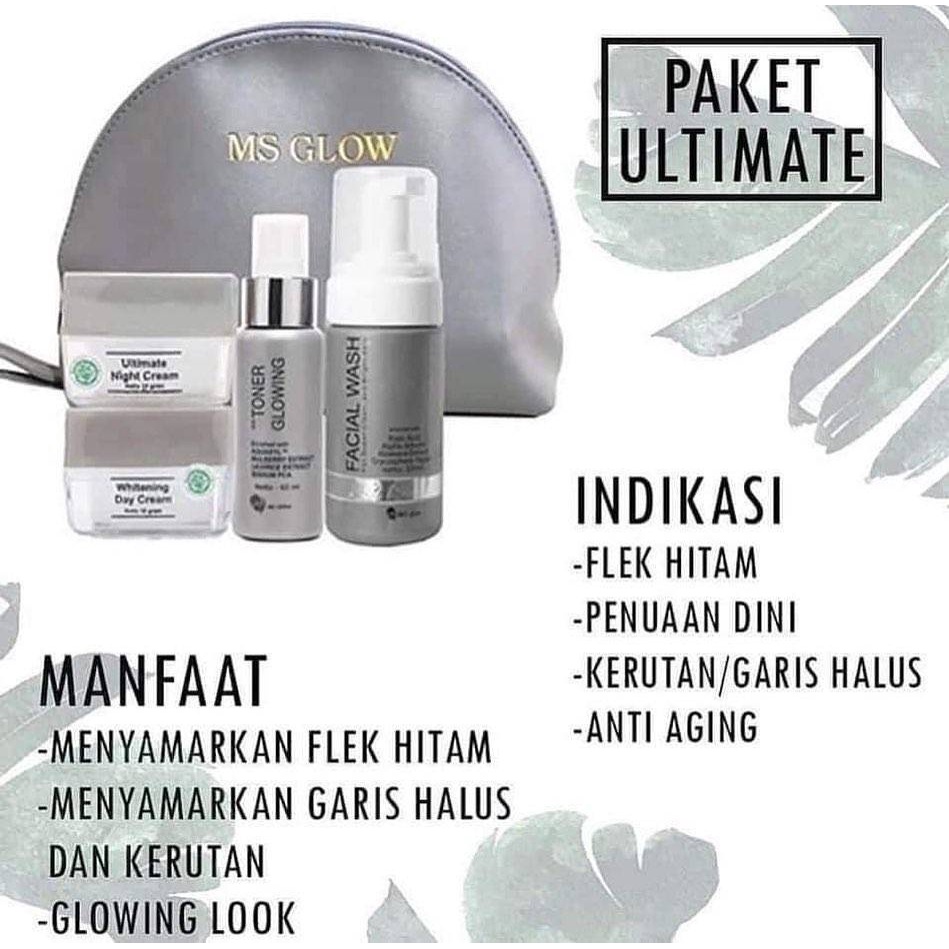 MS Glow Jabar - MS Glow Paket Ultimate 1 Paket Ultimate