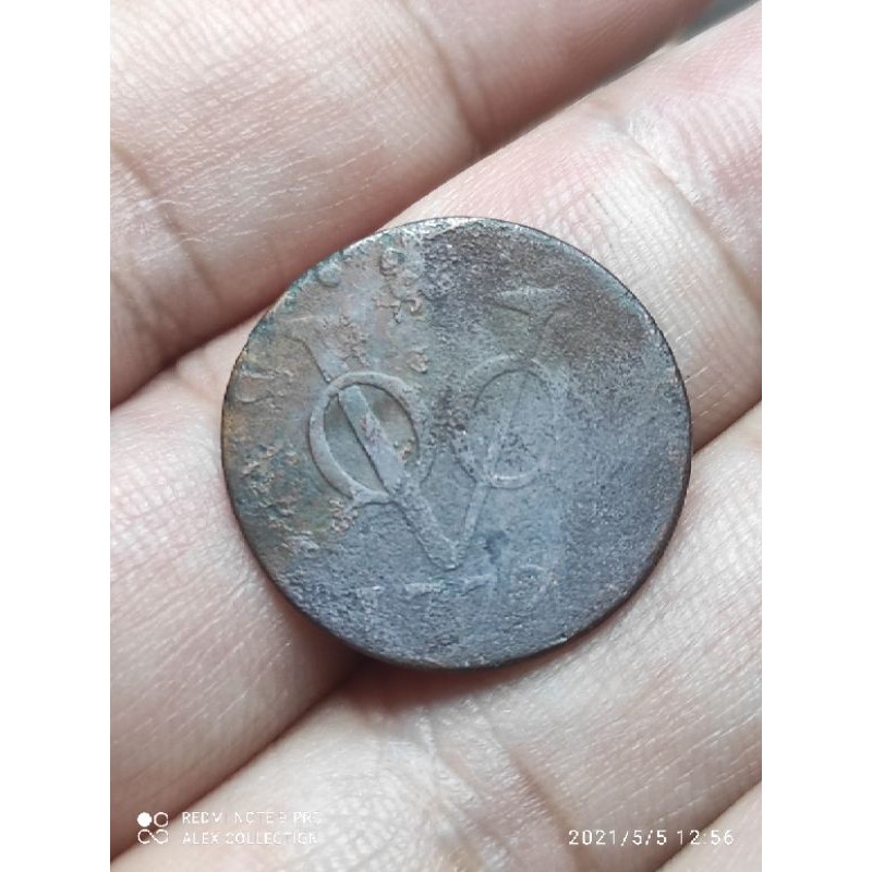 koin Voc holland 1 duit 1772 langka