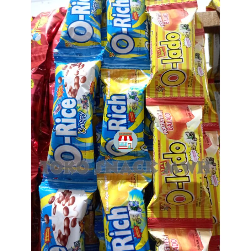 

Jajanan Jadul Snack Orice, Orich, Olado