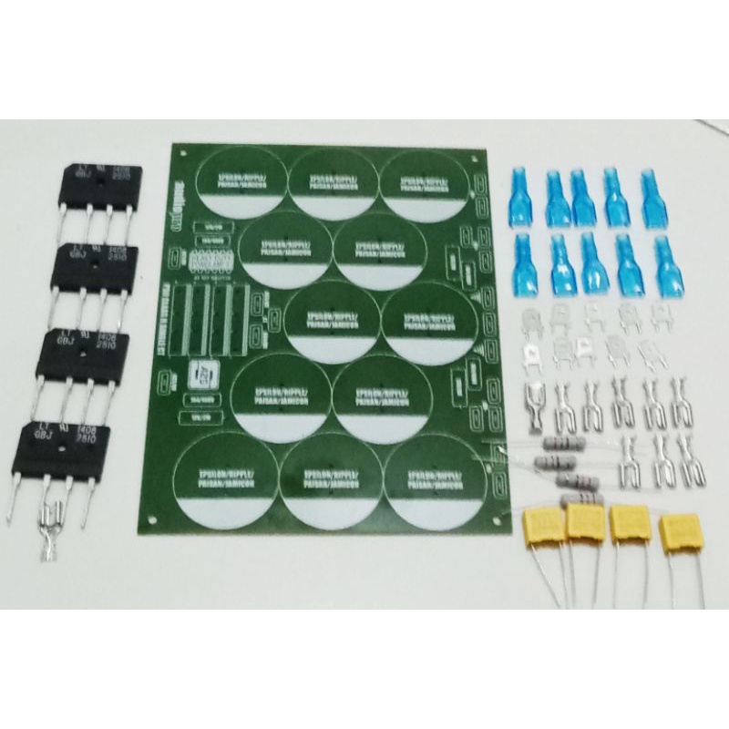 Paket PCB PSU 12 Elco Class H Singgle CT Plus Komponen