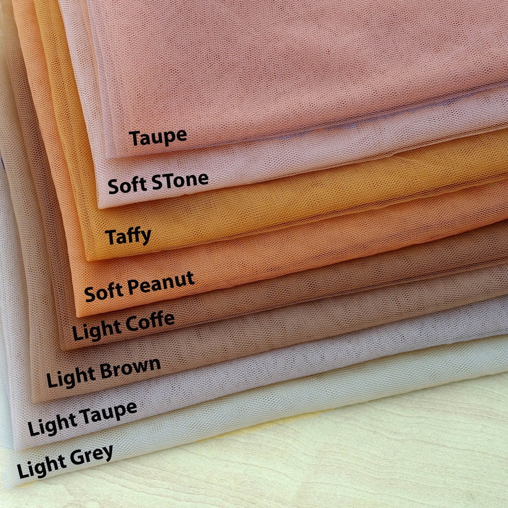 Kain Soft Tulle Chart 1  -  Kain Soft Tile  / Kain Soft Mesh / Kain Tule (Per 0,5 Meter)-6