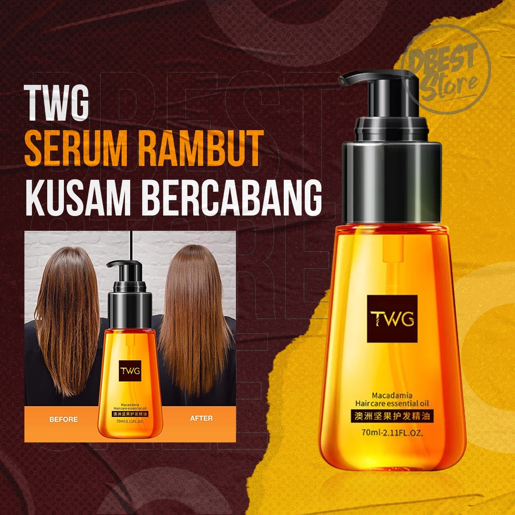 [ READY COD ] TWG SERUM VITAMIN RAMBUT KUSAM KERING BERCABANG