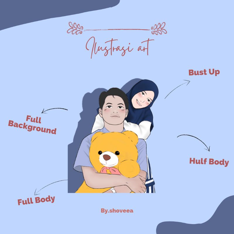 Jasa Desain Ilustrasi Art | Vector | foto ilustrasi | kartun art [SOFT FILE]