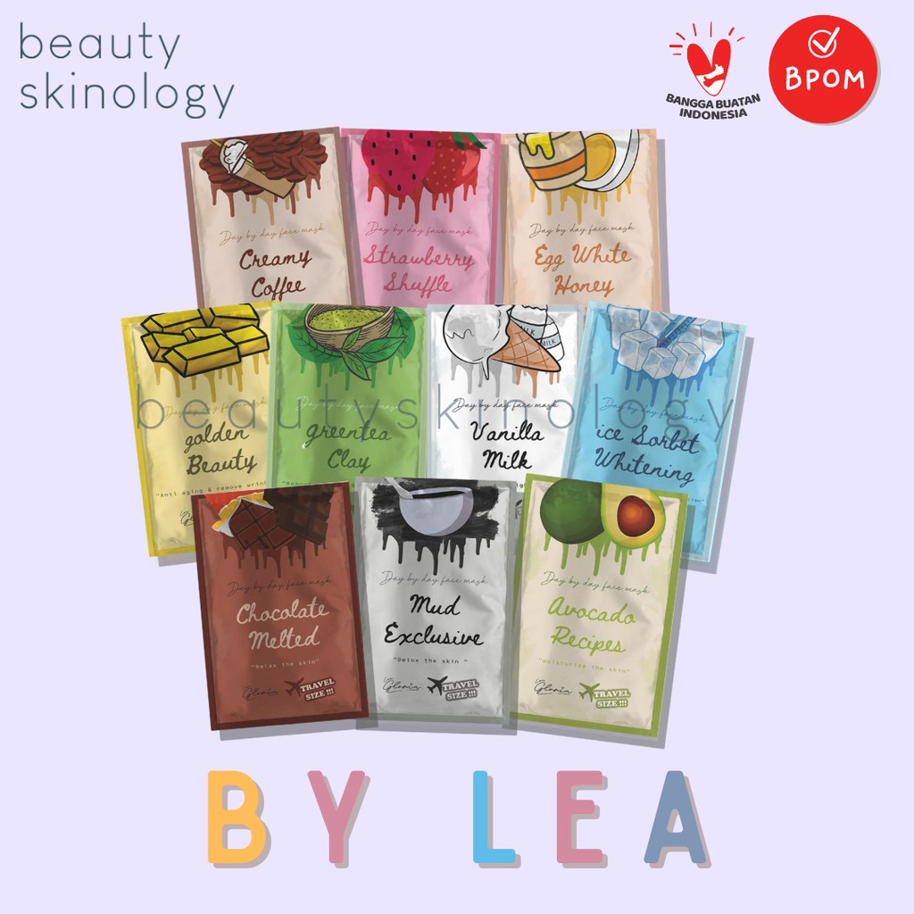 (SELLER RESMI | Free Masker) BPOM Masker Organik by Lea Gloria Travel