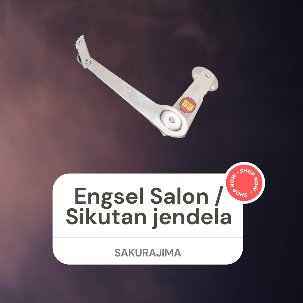 (Bahan TebaLL) Engsel Salon Sikutan Jendela Engsel Salon Jendela 5 inch 9 inch