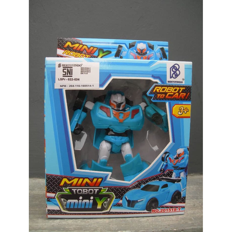MAINAN TOBOT MINI SERIES ROBOT TOBOT MINI TOBOT Y W X Z Diskon