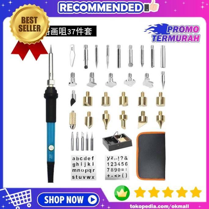 

Solder Alat Lukis Wood Burning Pen Pyrography 37 Set - A59276