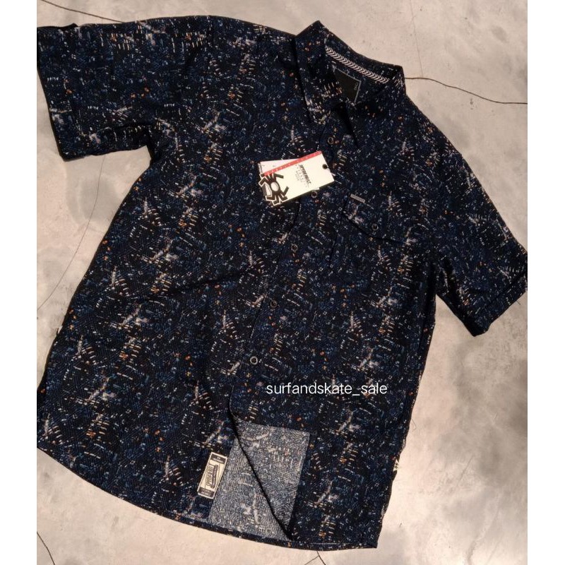 Kemeja Pria Spyderbilt motif Lengan pendek