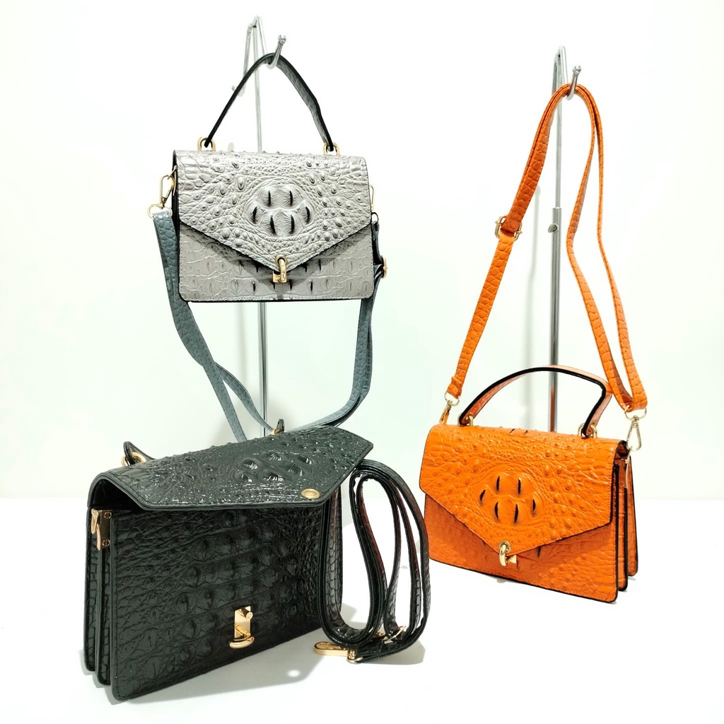 Murah! Tas Top Handle Bisa Selempang Wanita Unik Import 99219