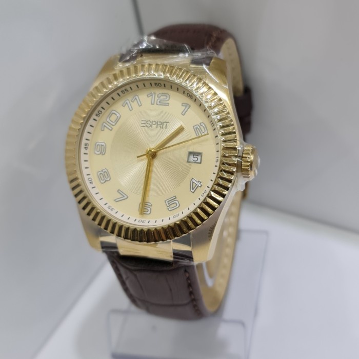 Jam tangan pria Esprit Vestigo Brown Gold original garansi resmi