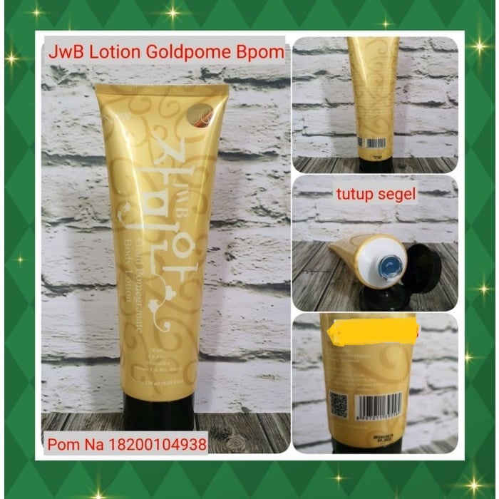 GOLDPOME LOTION ORIGINAL BPOM by JWB / GOLD POME ORI 250gr