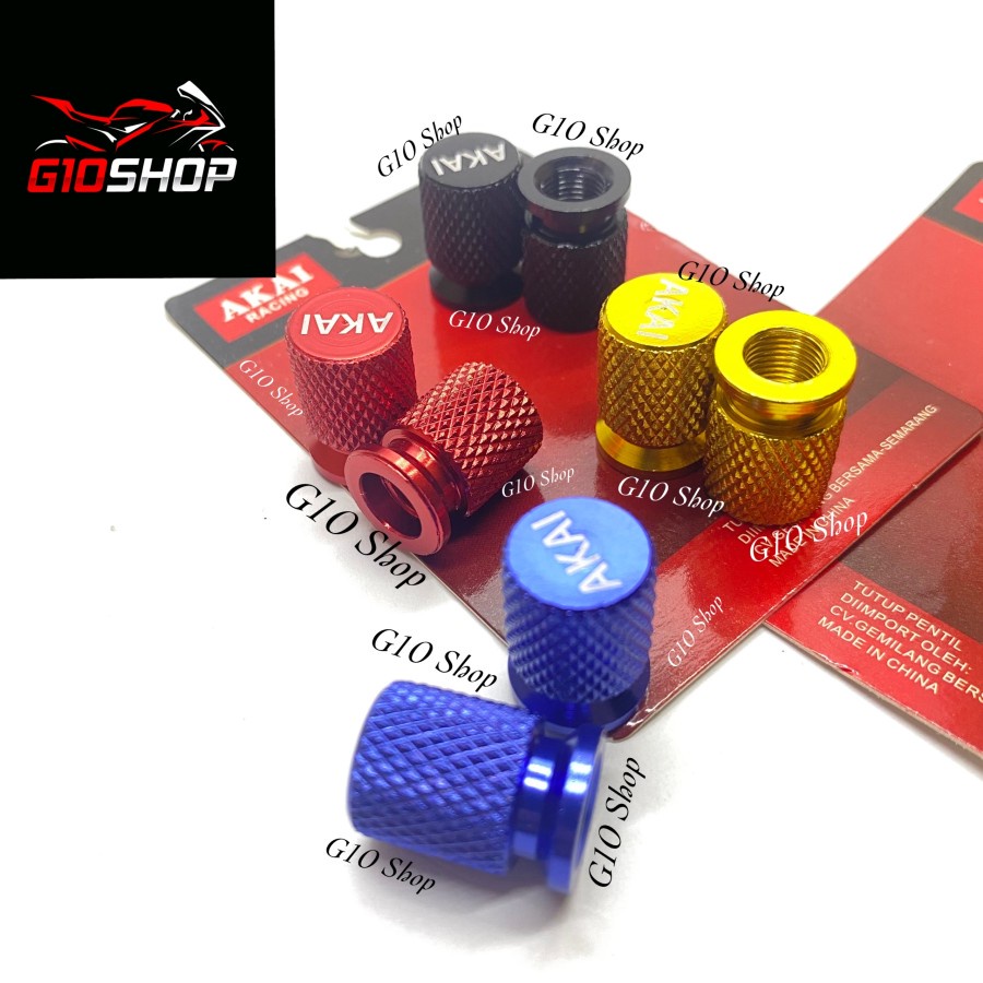 Tutup Pentil CNC Motor Universal Nmax Aerox Beat Vario Fazzio - Hitam